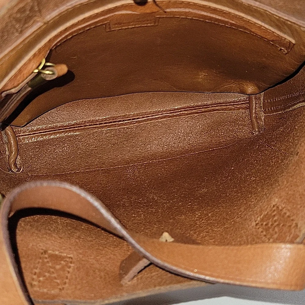 Madewell Small Classic Brown Leather Tote Bag